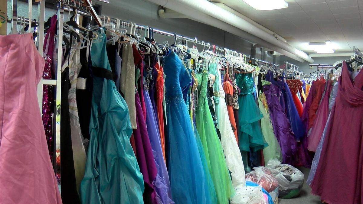 Local woman gets donated space for her prom dresses